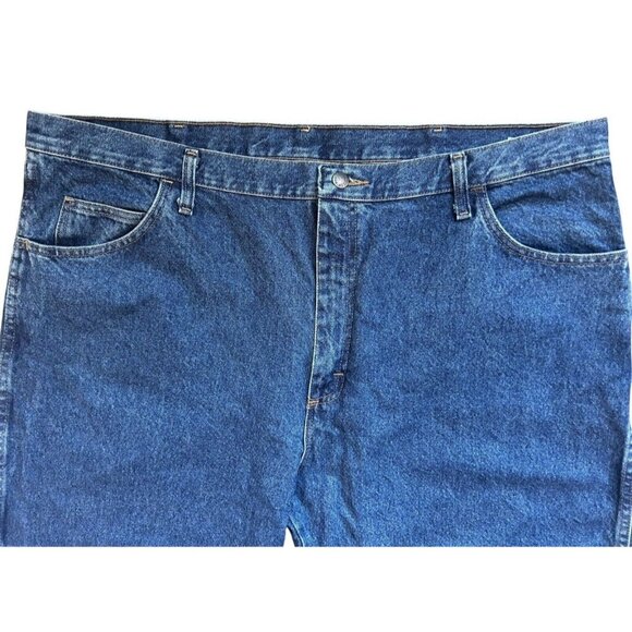 Rustler Men's Classic Relaxed Fit Straight Leg Jeans 42x30 - Picture 3 of 11